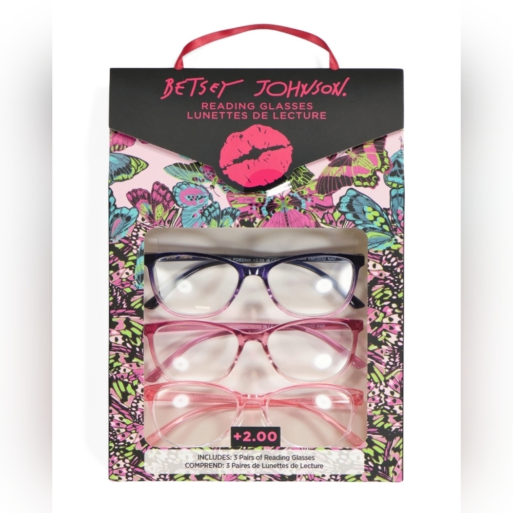 Betsey Johnson Readers Strength 1.5 - Picture 2 of 2